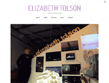 Tablet Screenshot of elizabethtolson.com